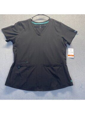 Women’s Med Couture Energy Collection' Racerback Shirtail Black Size 2XL NWT